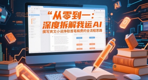 从零到一：深度拆解我运用AI撰写爽文小说挣取首笔稿费的全流程思路-创业吧