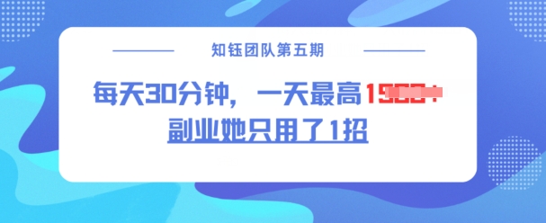 副业她只用了1招，每天30分钟，无脑二创，一天最高1.5k-创业吧