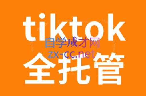 TikTok跨境电商全托管运营模式精品课|南巷学社
