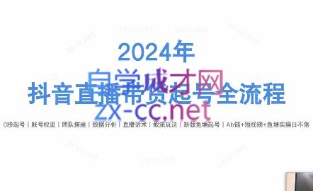 六六老师·2024年抖音直播带货起号全攻略|南巷学社