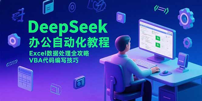 DeepSeek办公自动化教程，Excel数据处理全攻略，VBA代码编写技巧-创业吧