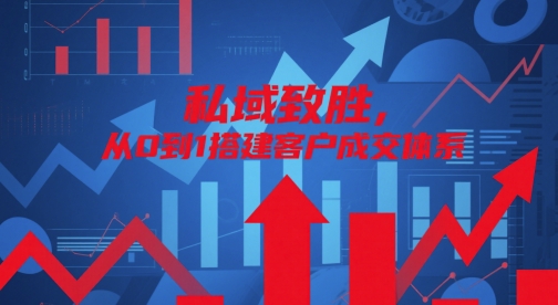 私域致胜，从0到1搭建客户成交体系-创业吧