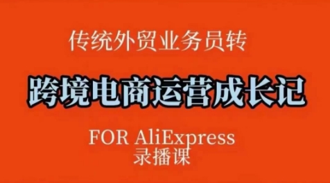 跨境电商速卖通运营课，​运营方法论+后台实操，逻辑清晰-创业吧