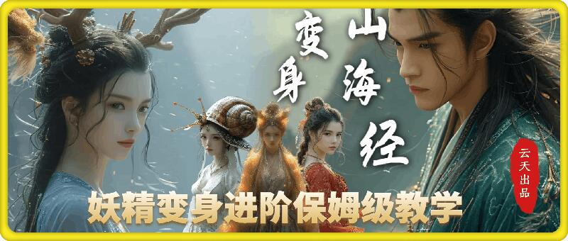 云天AI山海经变身视频教程，妖精变身进阶保姆级教学-创业吧