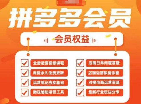 2025拼多多运营实战课，40节全流程教学，覆盖拼多多运营全链路-创业吧