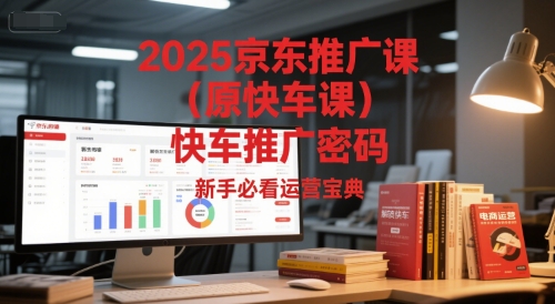 2025京东推广课(原快车课)解锁京东快车推广密码，新手必看运营宝典-创业吧