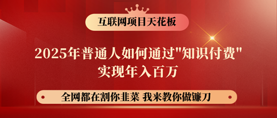镰刀训练营超级IP合伙人，25年普通人如何通过“知识付费”年入百万！-创业吧
