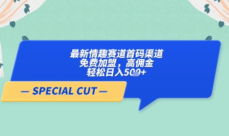 【轻云】最新情趣赛道首码渠道，免费加盟，高佣金，轻松日入5张+-创业吧
