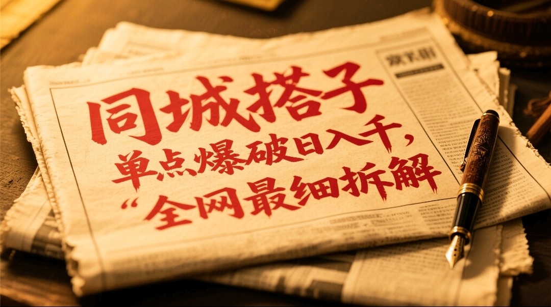 同城搭子群19.9单点爆破日入千，搭子组局月入万，全网最细拆解-创业吧