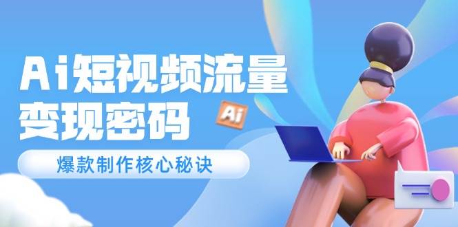 Ai短视频流量密码，爆款制作核心秘诀，120万案例深度解析-创业吧