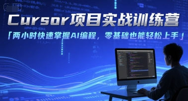 Cursor项目实战训练营，两小时快速掌握AI编程，零基础也能轻松上手-创业吧