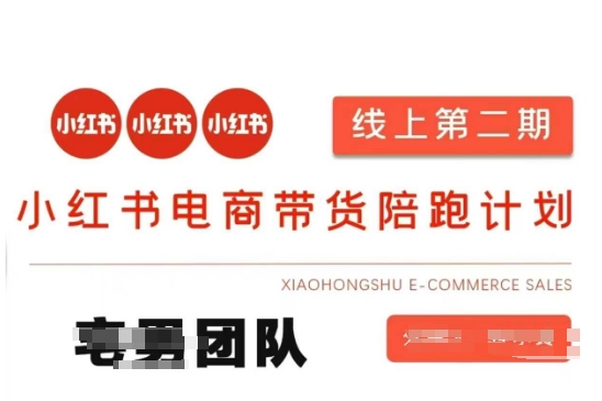 小红书电商带货课2期，月利润20个的小红书电商的有货源，无货源，虚拟产品，付费投流等整套玩法-创业吧