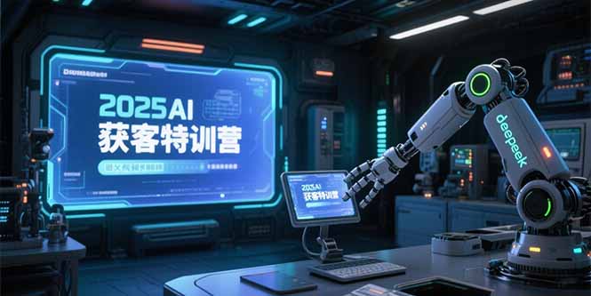 2025AI获客特训营，AI图文视频全制作，deepseek工具实操教学-创业吧