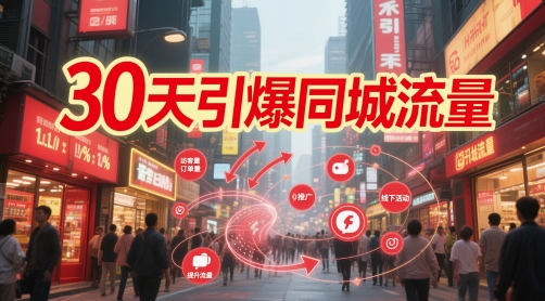 30天引爆同城流量：团购篇 认知篇 流量篇 来客篇 达人篇 老板人设IP篇 投流篇-创业吧